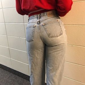 Vintage High Waisted Express Mom Jeans
